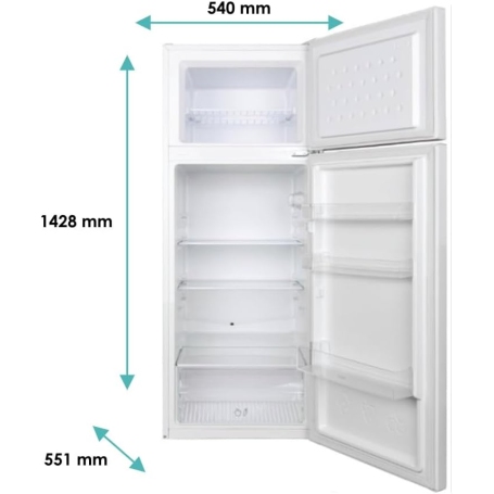dimensioni del frigo candy CDG1S514EW