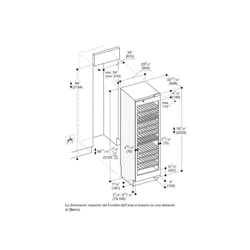 schema incasso della Cantinetta Vini SIEMENS CI24WP03