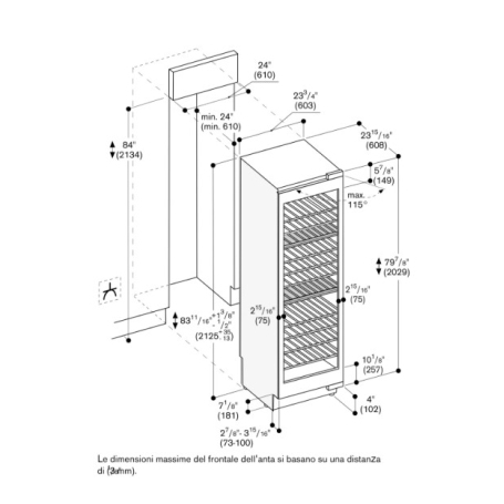 schema incasso della Cantinetta Vini SIEMENS CI24WP03