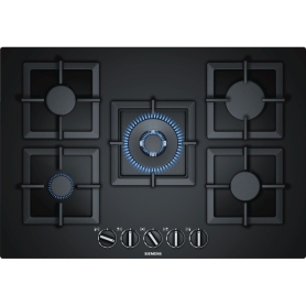 Piano cottura 75cm SIEMENS EP7A6QB20 5 Fuochi a gas Colore Nero