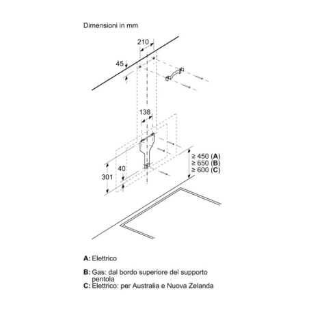 SIEMENS Cappa a Parete 90cm LC98KLV60 Wifi Colore Nero