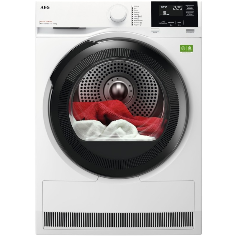 AEG TR8HGBG8B ASCIUGATRICE A POMPA DI CALORE 8KG INVERTER CLASSE B