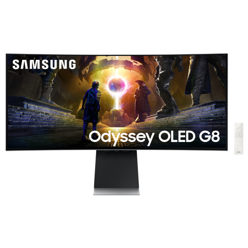 SAMSUNG LS34DG850SUXEN MONITOR O-LED 34'' DA GAMING ULTRA HD 3440x1440 PIXEL WQHD COLORE ARGENTO - PROMO