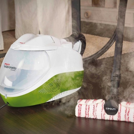 POLTI FAV80 VAPORETTO TURBO INTELLIGENCE PULITORE A VAPORE E ASPIRAPOLVERE CON FILTRO AD ACQUA - PVEU0085