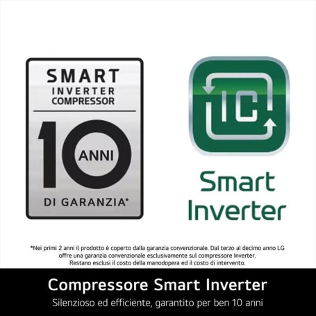LG GBV22NCCEP FRIGORIFERO COMBINATO NO FROST 387LT CLASSE C NERO