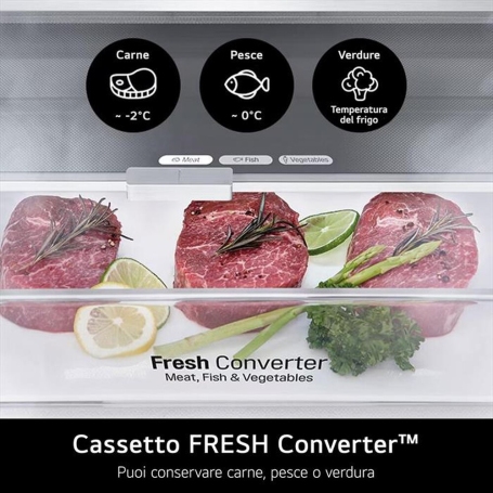 LG GBV22NCCEP FRIGORIFERO COMBINATO NO FROST 387LT CLASSE C NERO