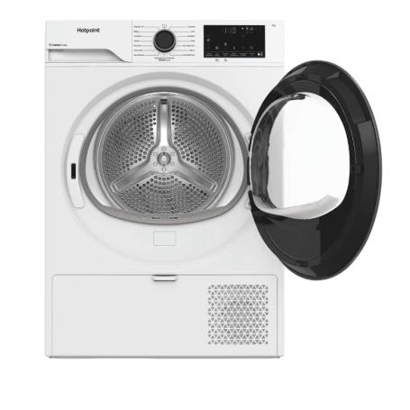 Asciugatrice Hotpoint Ariston HPT 93D BS IT con oblò aperto