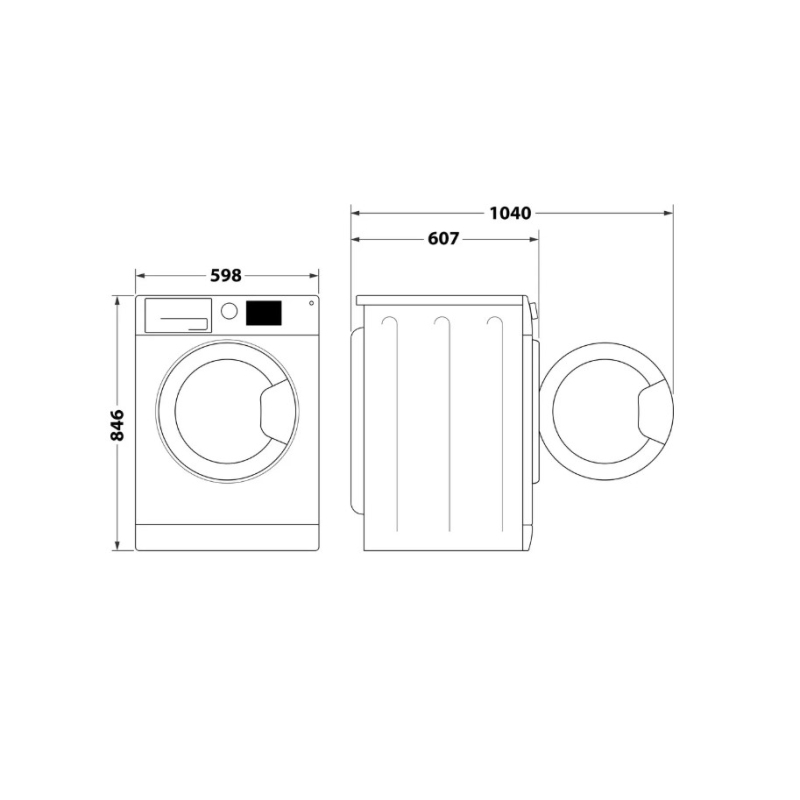 Hotpoint Ariston HPT94DBSIT Asciugatrice 9kg...