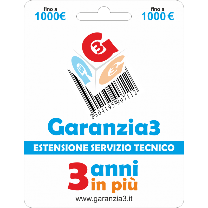 Garanzia3 Anni - 1000