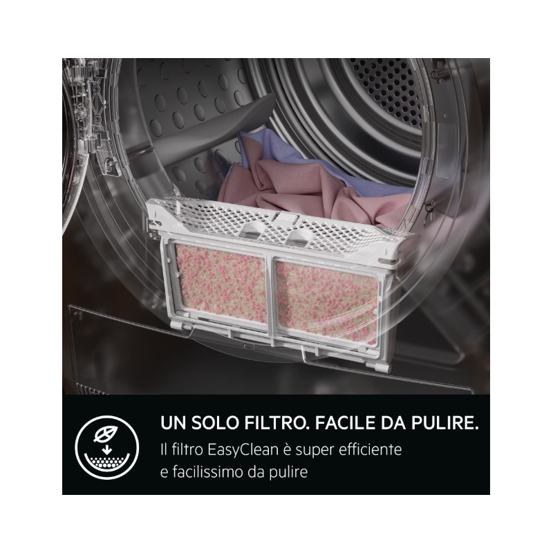 AEG TR8HDBG9B Asciugatrice 9Kg, Pompa di...