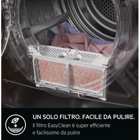 AEG TR8HDBG9B Asciugatrice 9Kg, Pompa di calore, Woolmark, Classe B