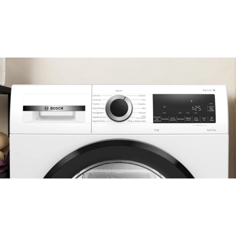 BOSCH WQG243D9IT ASCIUGATRICE A POMPA DI CALORE...