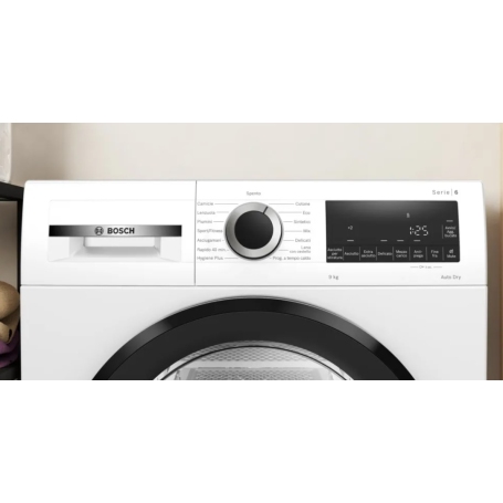 BOSCH WQG243D9IT ASCIUGATRICE A POMPA DI CALORE 9KG INVERTER CLASSE C