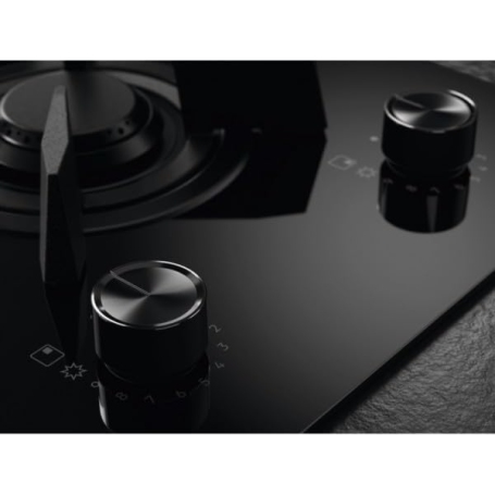 Aeg Piano cottura a Induzione HF704193NB 88Cm 2 Fuochi gas + 3 zone di cottura