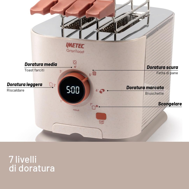 Imetec Tostapane Digitale GRANTOAST - 7504