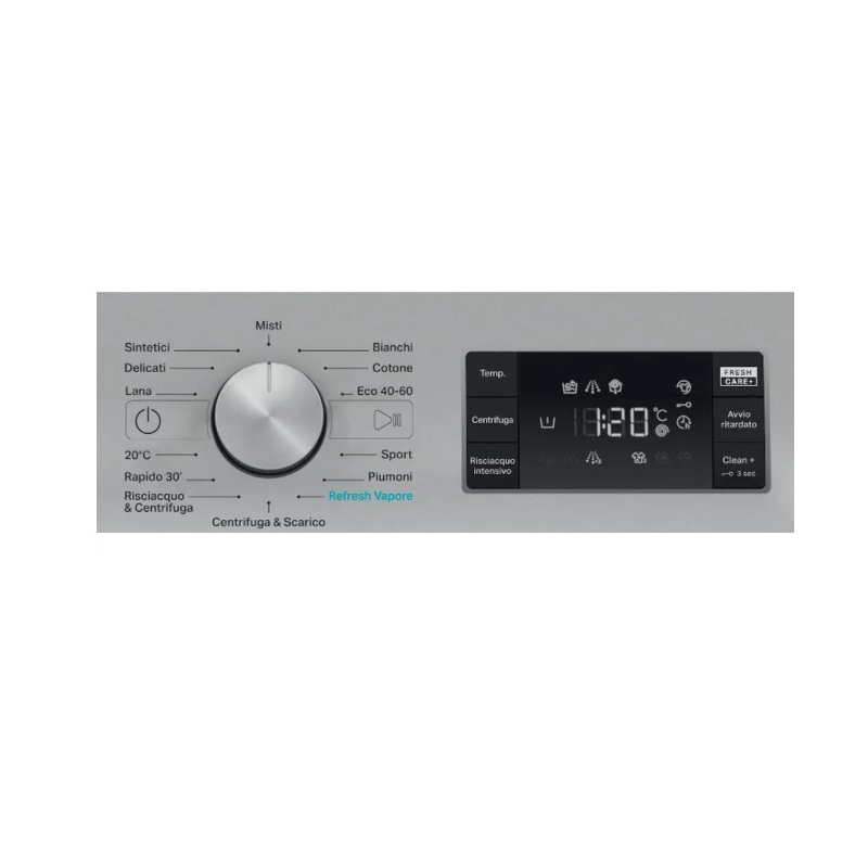 Display della lavatrice Whirlpool FFB 108 SILVER IT