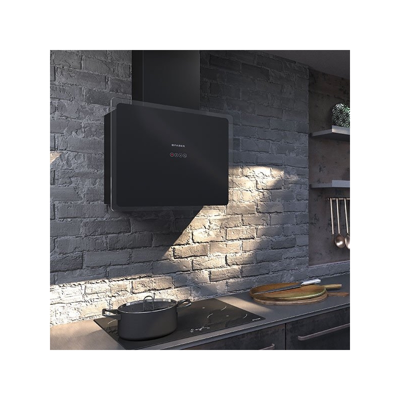 FABER GLAM FIT 55 BK CAPPA A PARETE 55CM NERA -...