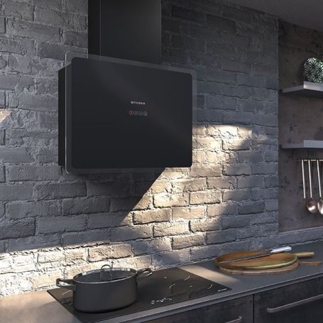 FABER GLAM FIT 55 BK CAPPA A PARETE 55CM NERA - 330.0528.270