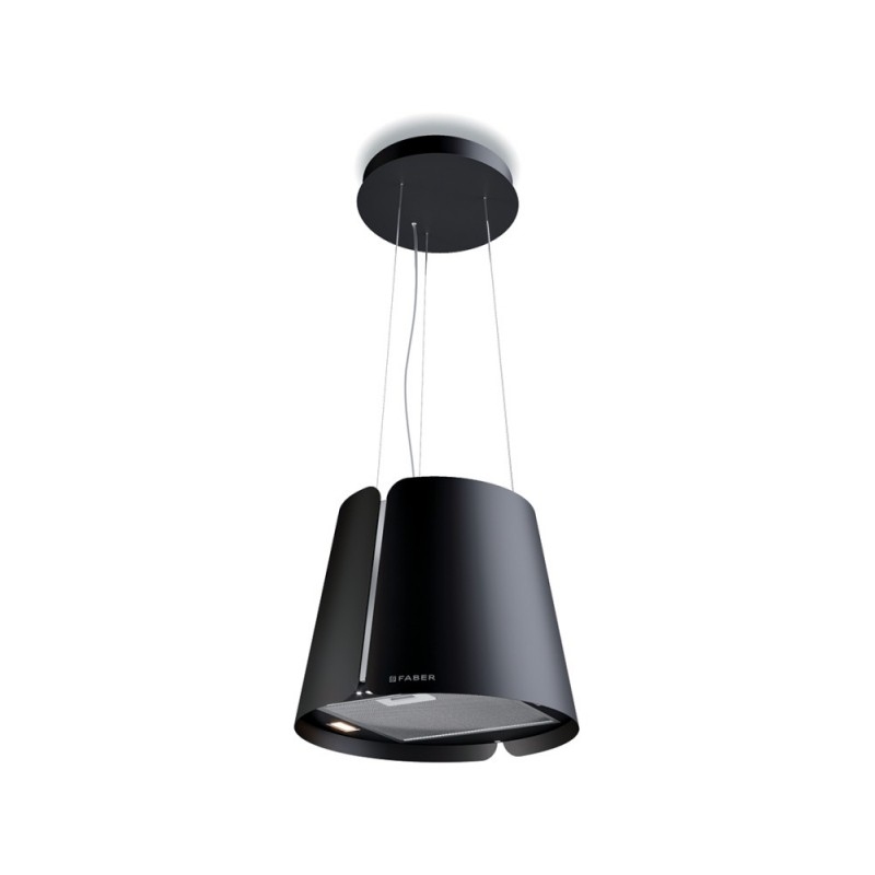 FABER BEAT BK MATT F45/2 CAPPA A ISOLA FILTRANTE 43CM CLASSE A NERO - 345.0612.337