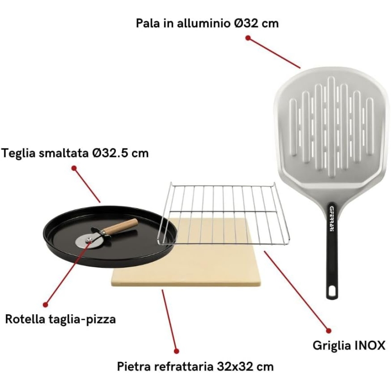 accessori per Forno per Pizza G3 Ferrari G1018600