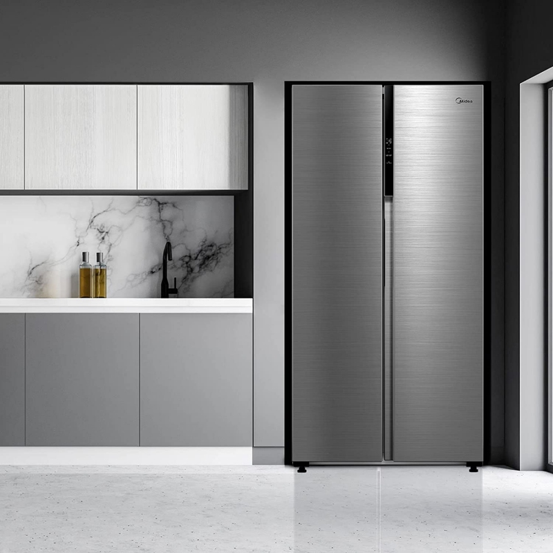 COMFEE MIDEA MDRS619FGF46 FRIGORIFERO SIDE BY SIDE 460 LT LIBERA INSTALLAZIONE NO FROST CLASSE F DISPLAY INOX - PROMO