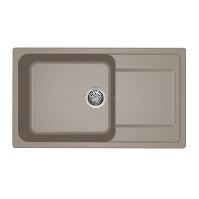 ELLECI LIFE 410 LG241043 LAVELLO 86X50 1 VASCA CON GOCCIOLATOIO REVERSIBILE GRANITEK TORTORA