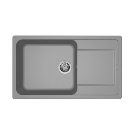 ELLECI LIFE 410 LG241048 LAVELLO 86X50 1 VASCA CON GOCCIOLATOIO REVERSIBILE GRANITEK CEMENTO