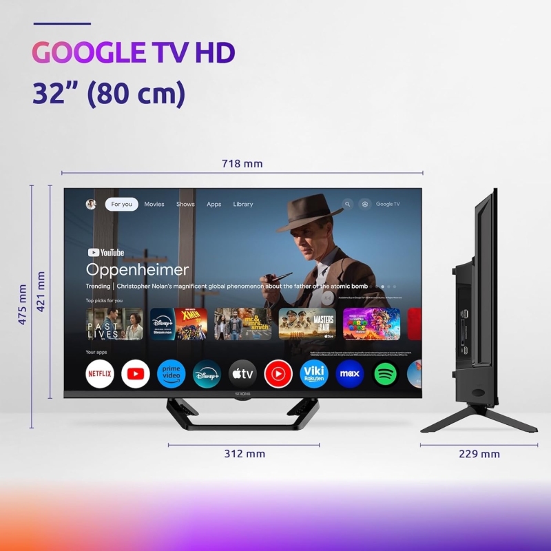 STRONG SRT32HG6733C TV LED 32" SMART TV HD READY