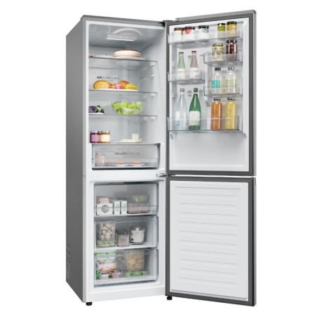 HAIER HDPR1618CNPK FRIGORIFERO COMBINATO 352LT CLASSE C ACCIAIO INOX