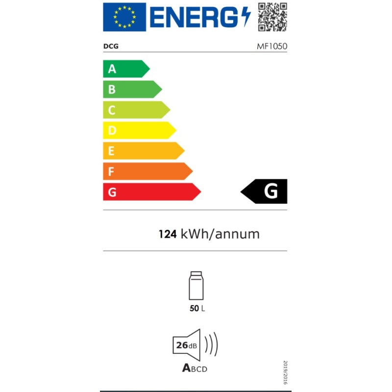 Etichetta energetica DCG MF1050