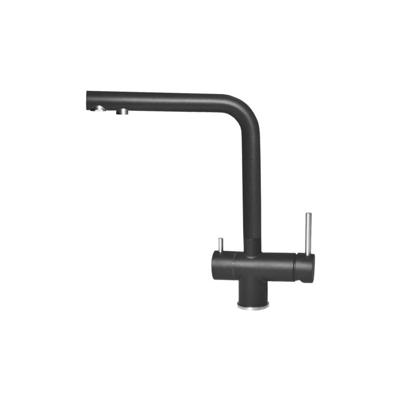 ELLECI TOURMALINE MGKTOU40 Miscelatore Filtrante Monocomando Granitek Nero