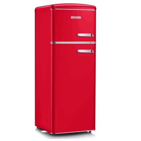SEVERIN RKG 8890 FRIGORIFERO DOPPIA PORTA LINEA RETRO' 208 LT CERNIERA A SINISTRA ROSSO - E