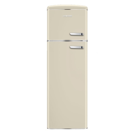SEVERIN RKG 8992 FRIGORIFERO COMBINATO LINEA RETRO' 246LT CERNIERE A SINISTRA CLASSE D COLORE CREMA