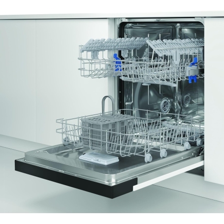 Indesit I3B L634 B Lavastoviglie da incasso con Frontalino Nero 14 Coperti Classe D