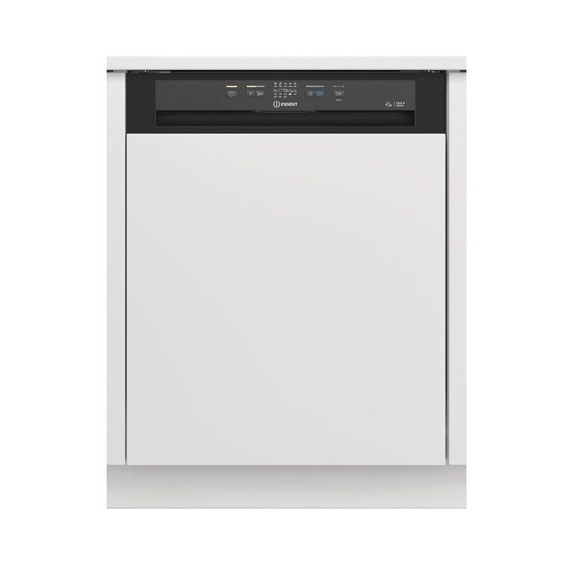 Indesit I3B L634 B Lavastoviglie da incasso con Frontalino Nero 14 Coperti Classe D
