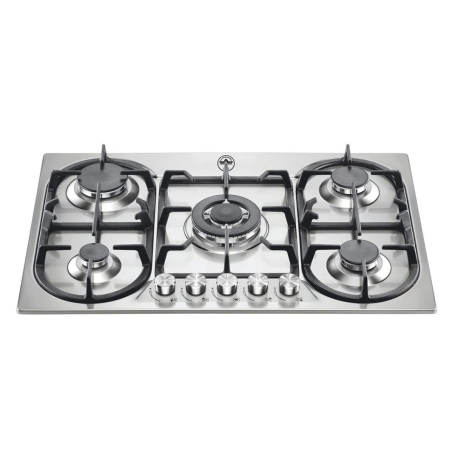 Piano cottura La Germania P7101D9X/19  75cm, 5 Fuochi a gas, Colore Inox