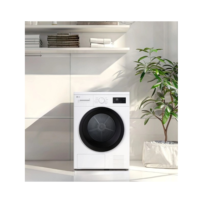 Lg RNA1008NWK Asciugatrice 8Kg, Pompa di...