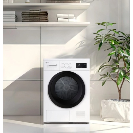 Lg RNA1008NWK Asciugatrice 8Kg, Pompa di calore, Classe D
