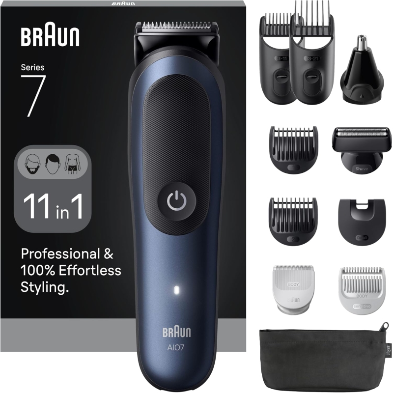 Braun AIO7540 Trimmer All-in-One Series 7 Kit 11-in-1