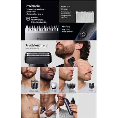 Braun AIO7540 Trimmer All-in-One Series 7 Kit 11-in-1