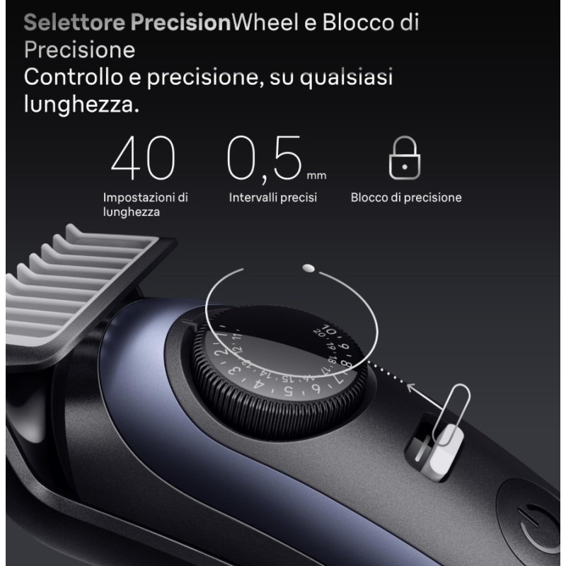 BRAUN BT7520 REGOLABARBA SERIES 7 RICARICABILE...