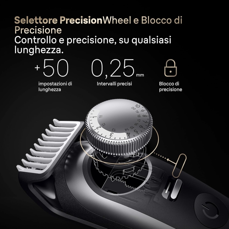 BRAUN BT9520 SERIES 9 REGOLABARBA 5 IN 1...