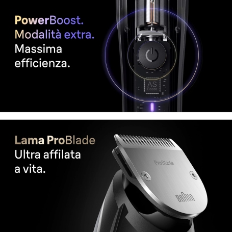 BRAUN BT9520 SERIES 9 REGOLABARBA 5 IN 1 RICARICABILE 52 LIVELLI DI TAGLIO