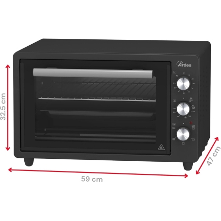 ARDES AROVEN451 FORNETTO ELETTRICO VENTILATO 45 LT NERO