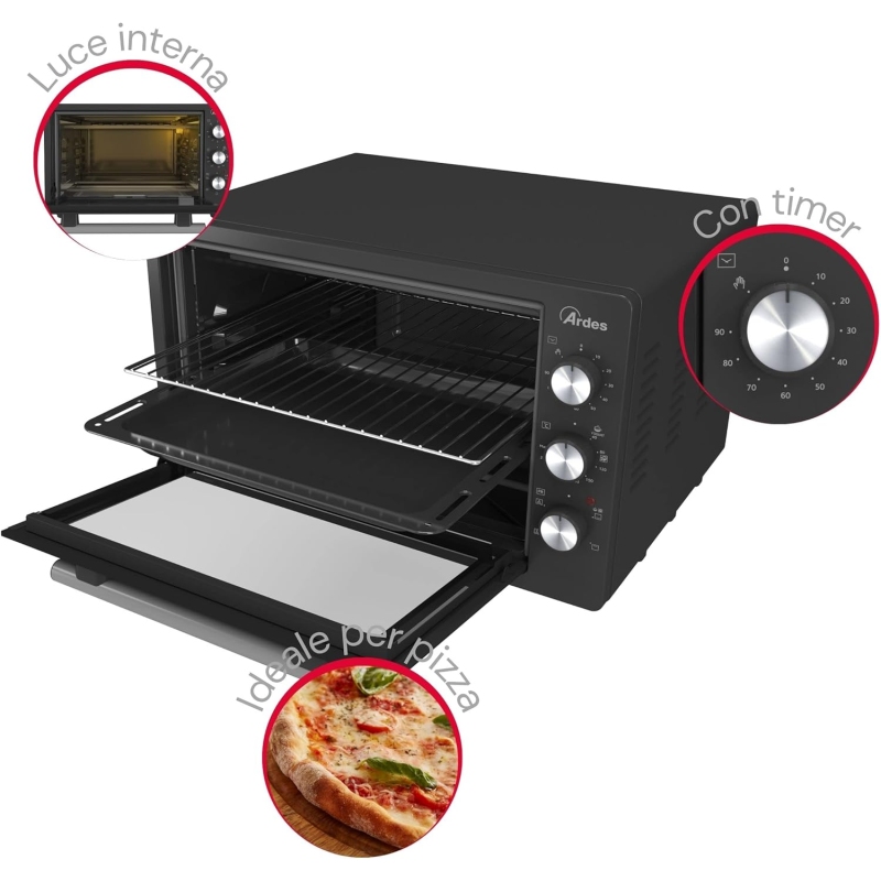 ARDES AROVEN451 FORNETTO ELETTRICO VENTILATO 45...