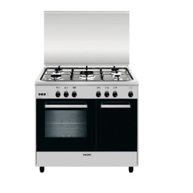 GLEM GAS AR965VI CUCINA 90x60 5 FUOCHI FORNO A GAS 70LT...