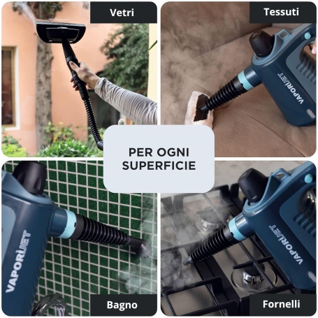 Ariete Vaporì Jet Pistola a Vapore con Accessori - 4137/03