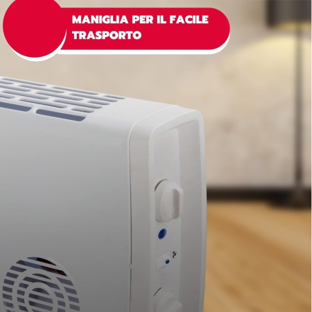 ARDES SMOOTHY TIME TERMOCONVETTORE ELETTRICO 2000W 3 LIVELLI DI POTENZA - AR4C05T
