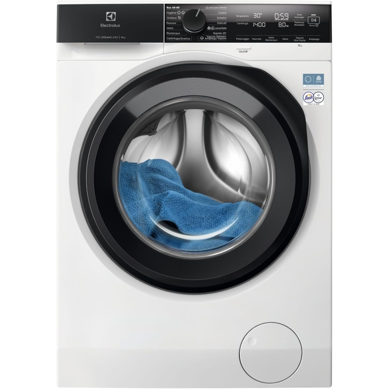 ELECTROLUX EW7F411BG3 LAVATRICE 11KG 1400 GIRI VAPORE CLASSE A