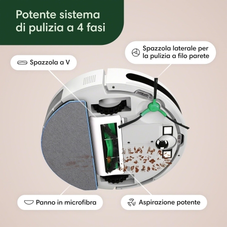 IROBOT ROOMBA COMBO ESSENTIAL ROBOT ASPIRA E LAVA - ROOMBACOMBOESSEN/WHT